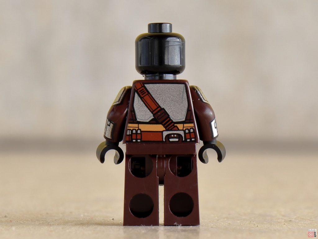 LEGO Din Djarin ohne Zubehör, Rückseite | ©Brickzeit