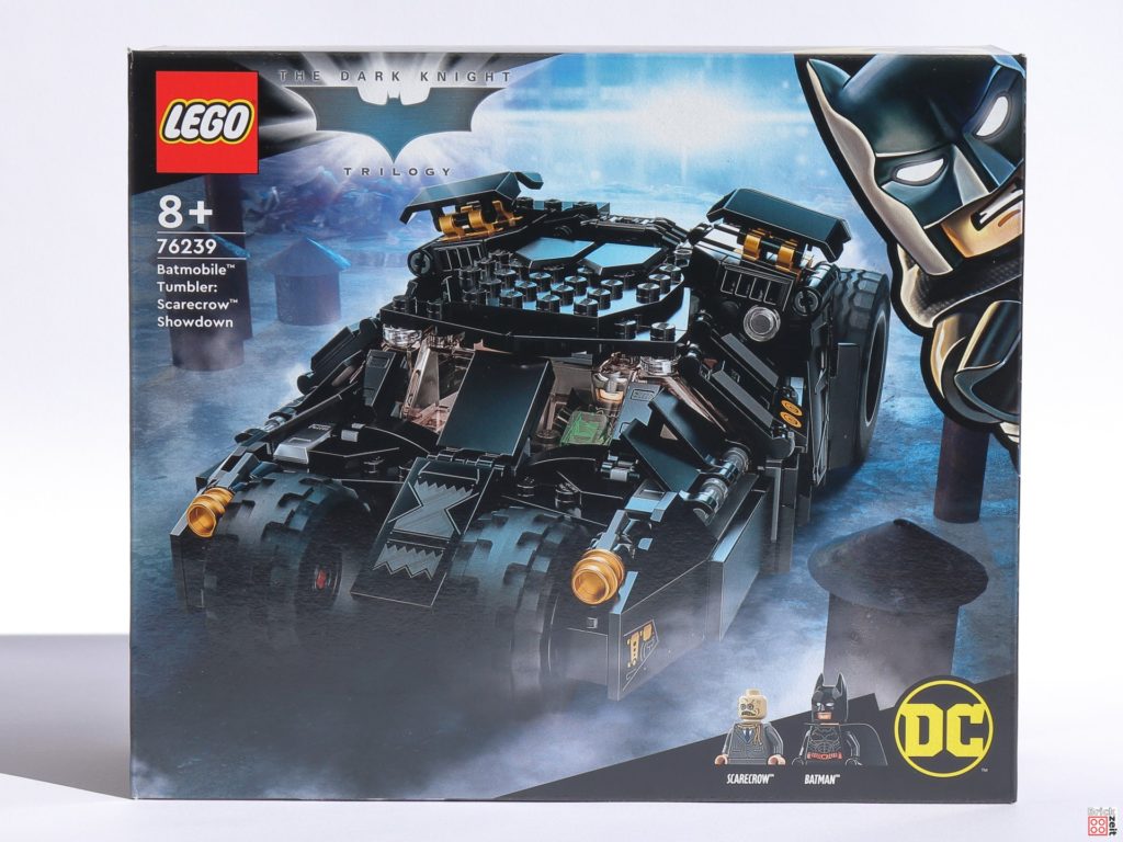 LEGO 76239 Batmobile Tumbler: Duell mit Scarecrow, Packung Vorderseite | ©Brickzeit