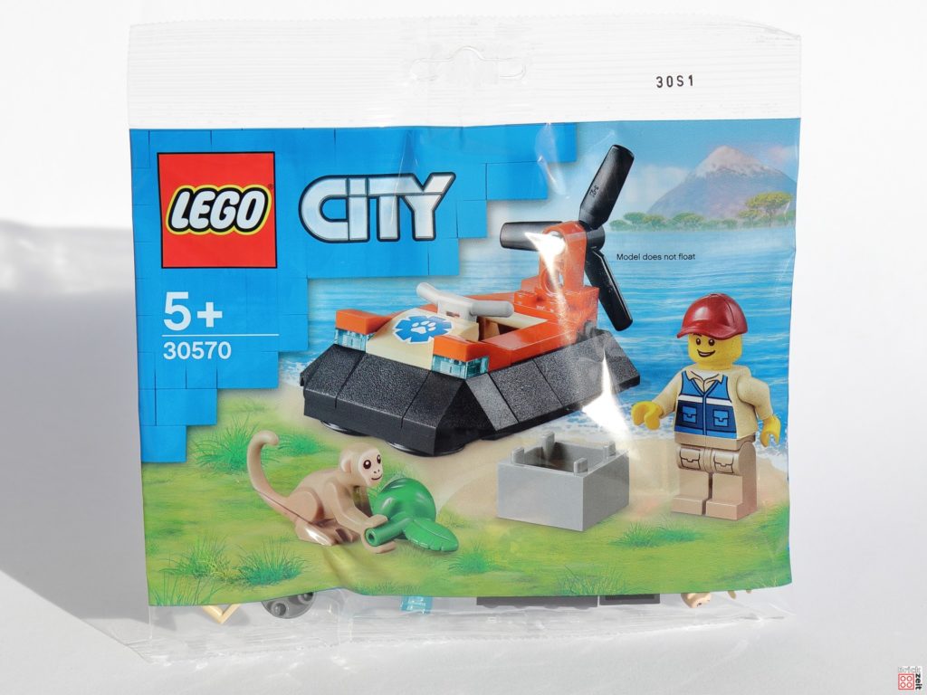LEGO City 30570 Luftkissenboot für Tierrettungen Polybag | ©Brickzeit