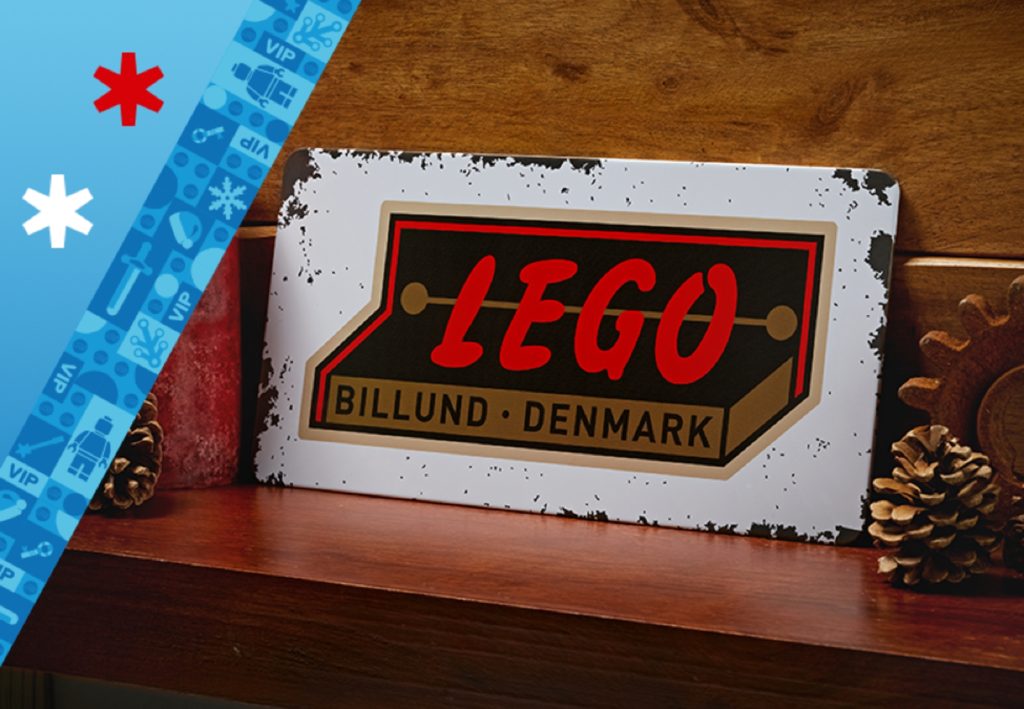 LEGO Retro-Blechschild als Gratisbeigabe | ©LEGO Gruppe