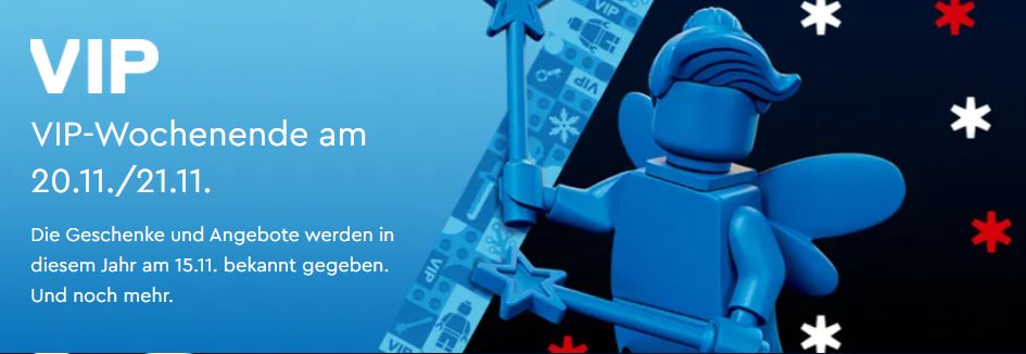 LEGO VIP Wochenende am 20. & 21.11.2021 | ©LEGO Gruppe