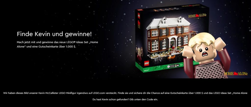 Gewinnspiel LEGO 21330 Home Alone im LEGO Online Shop
