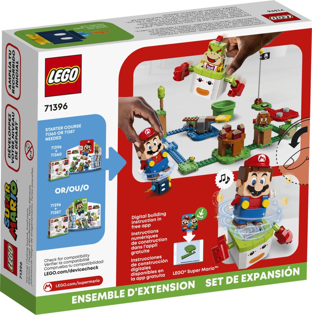 LEGO Super Mario 71396 Bowser Jr‘s Clown Kutsche – Erweiterungsset | ©LEGO Gruppe