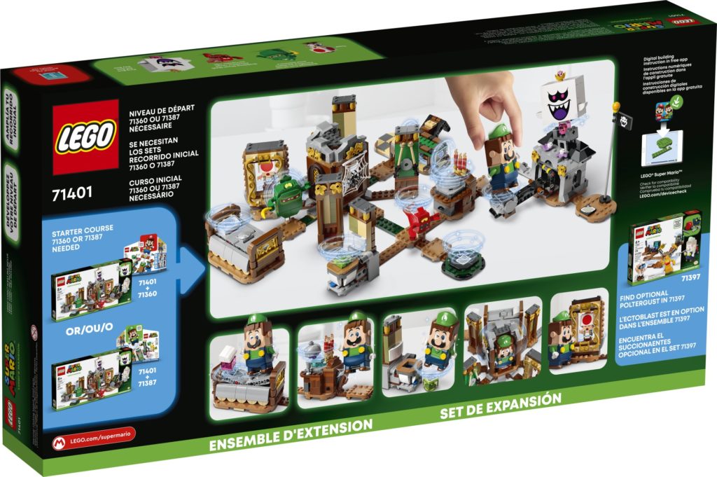 LEGO Super Mario 71401 Luigi’s Mansion™: Gruseliges Versteckspiel – Erweiterungsset | ©LEGO Gruppe