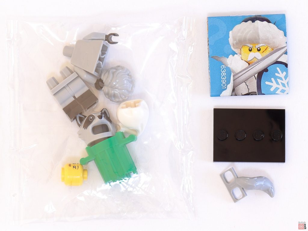 LEGO 71032, Minifigur 10 - Waschbär-Fan, extra Plastiktütchen | ©Brickzeit