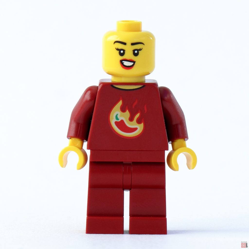 LEGO 71032, Minifigur 2 - Chilikostüm-Fan | ©Brickzeit