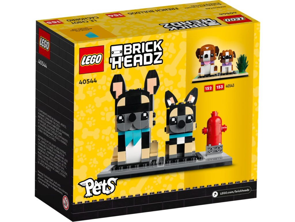LEGO BrickHeadz 40544 Pets - French Bulldog | ©LEGO Gruppe