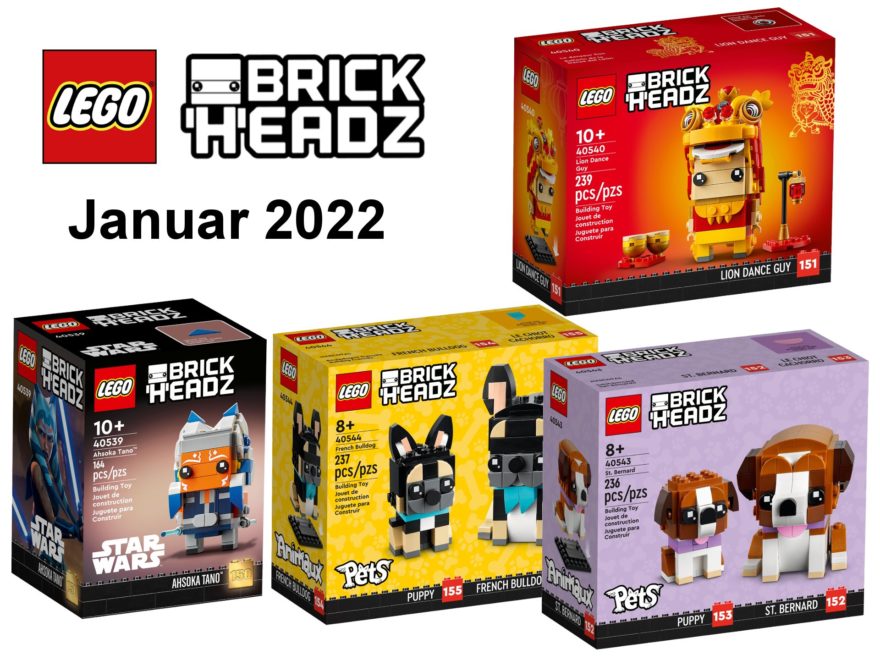 LEGO BrickHeadz Neuheiten Januar 2022