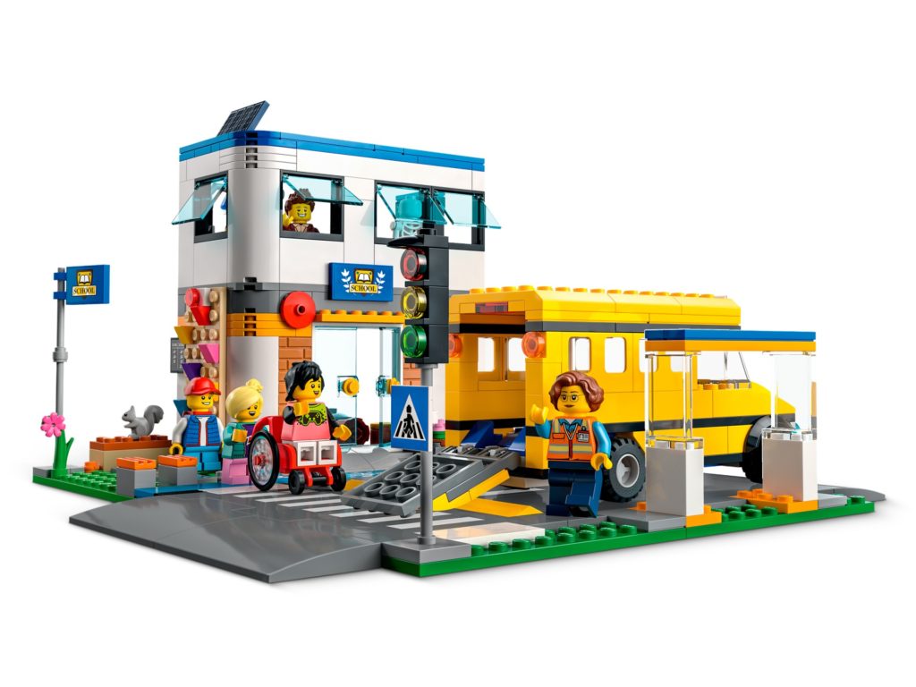 LEGO City 60329 Schule mit Schulbus | ©LEGO Gruppe