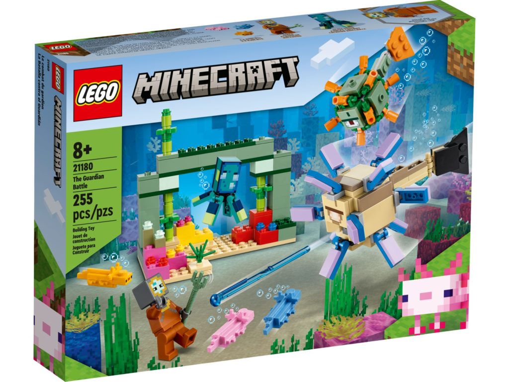 LEGO Minecraft 21180 Das Wächterduell | ©LEGO Gruppe