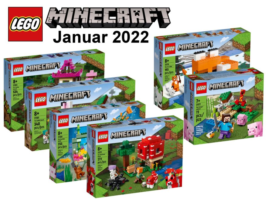 LEGO Minecraft Neuheiten Januar 2022