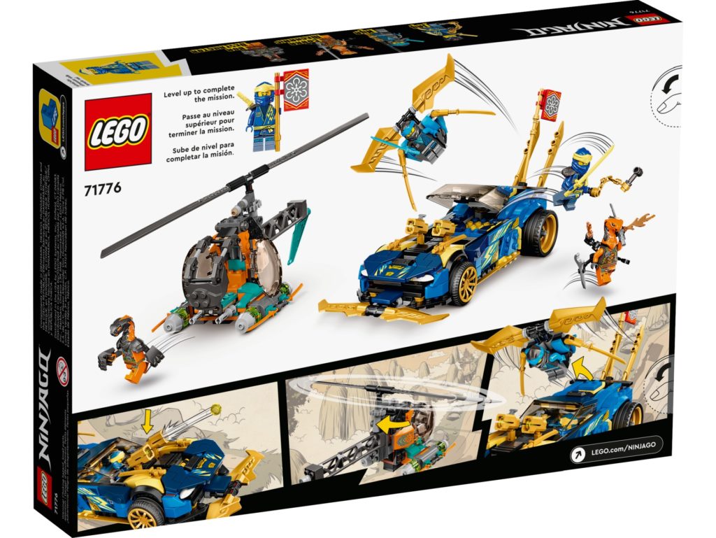 LEGO Ninjago 71776 Jays und Nyas Rennwagen EVO | ©LEGO Gruppe