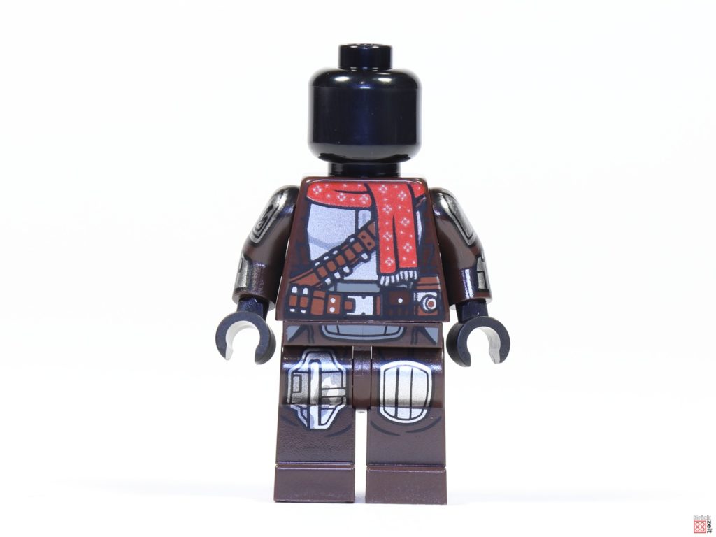 LEGO 75307 - Türchen 24, The Mandalorian mit weihnachtlichem Schaal | ©Brickzeit