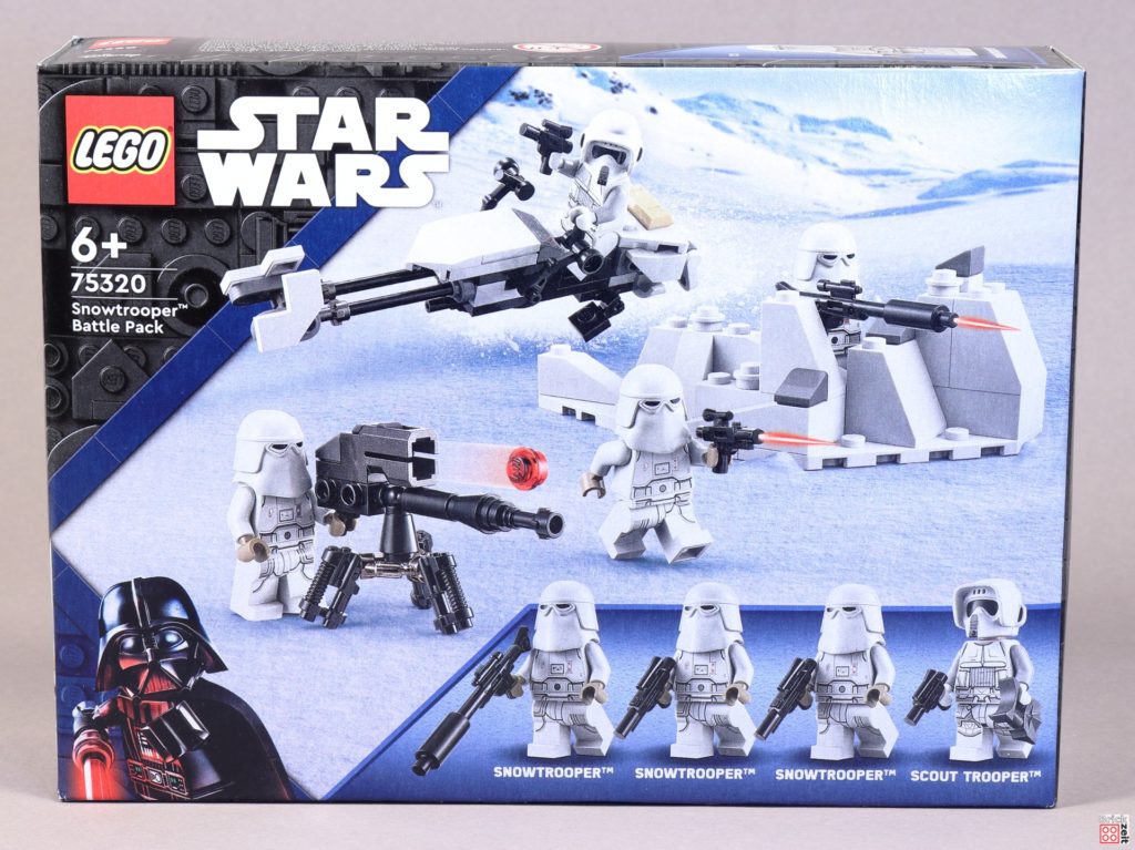 Packungsvorderseite von LEGO Star Wars 75320 Snowtrooper Battle Pack | ©Brickzeit