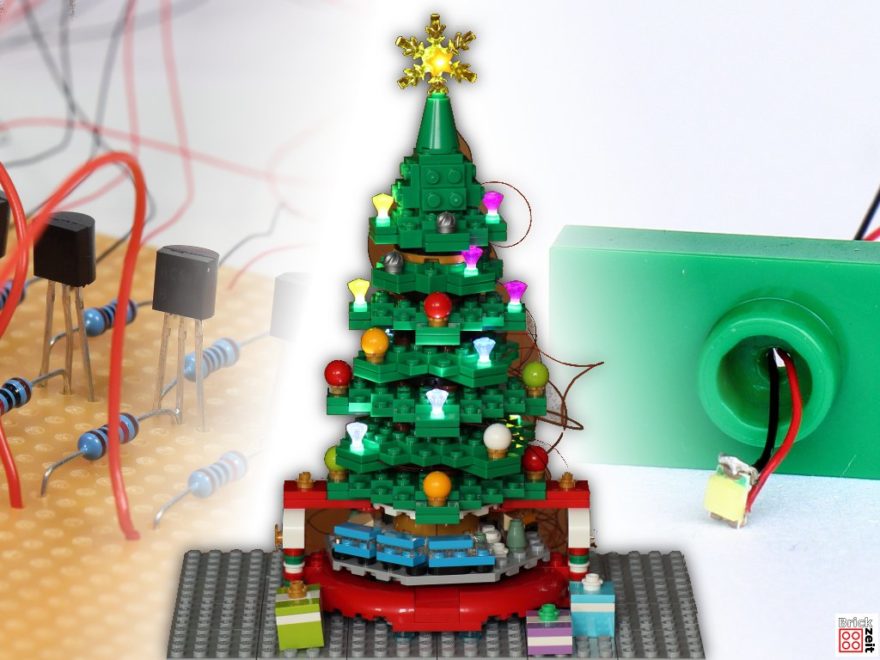 LEGO Weihnachtsbaum mit blinkenden LEDs - Do It Yourself