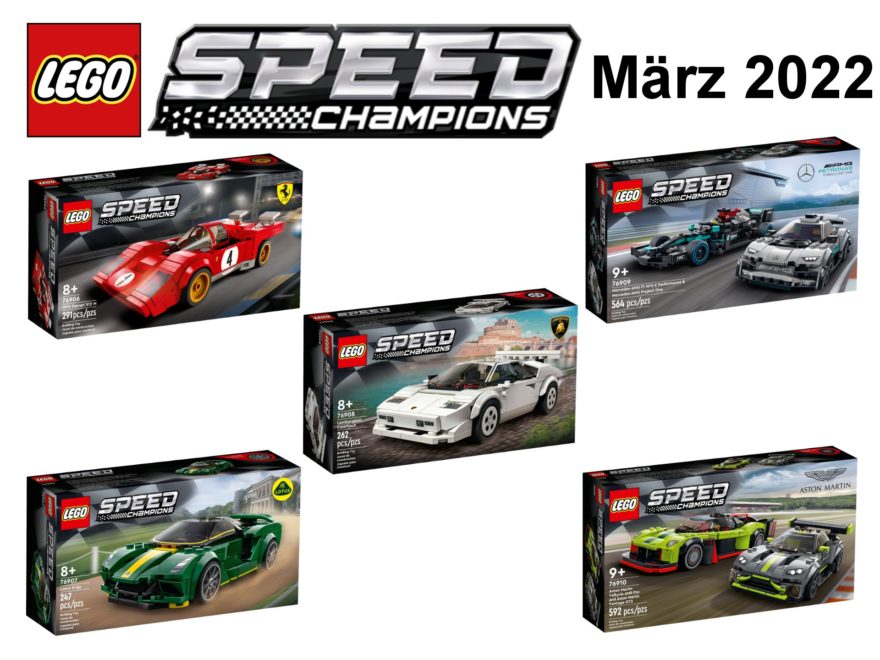 LEGO Speed Champions Neuheiten März 2022 | ©LEGO Gruppe