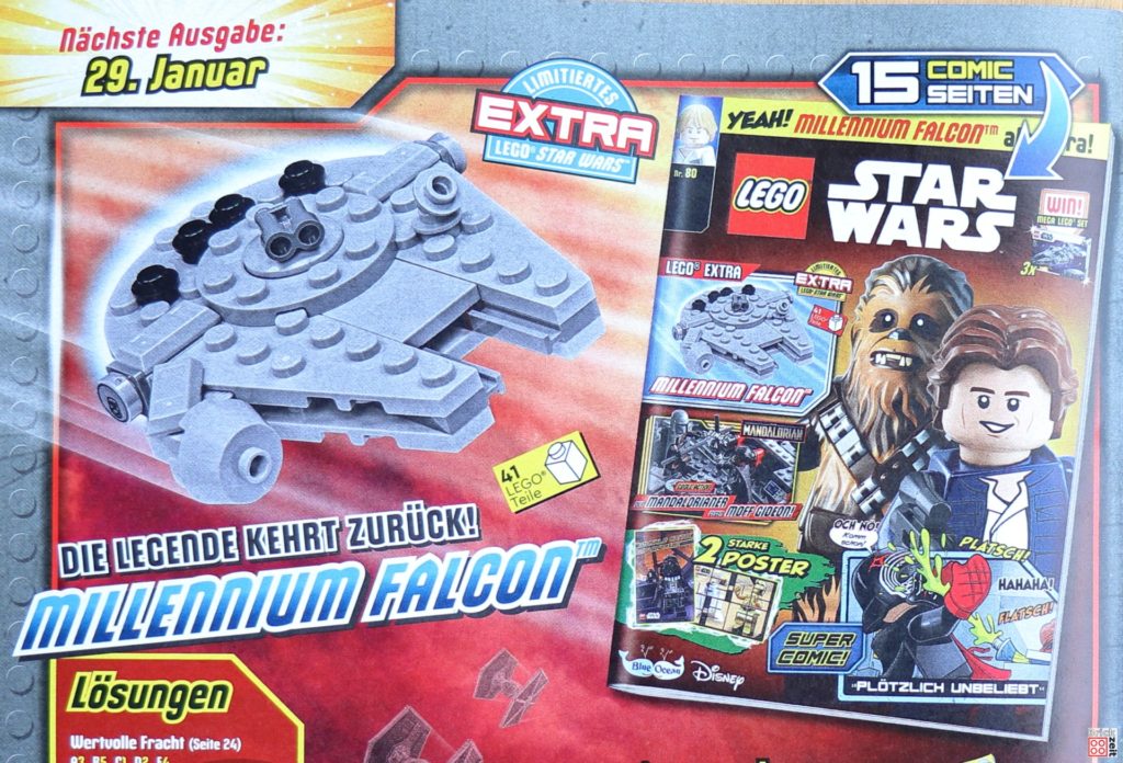 Heftvorschau LEGO Star Wars Magazin Nr. 80 mit Millennium Falcon