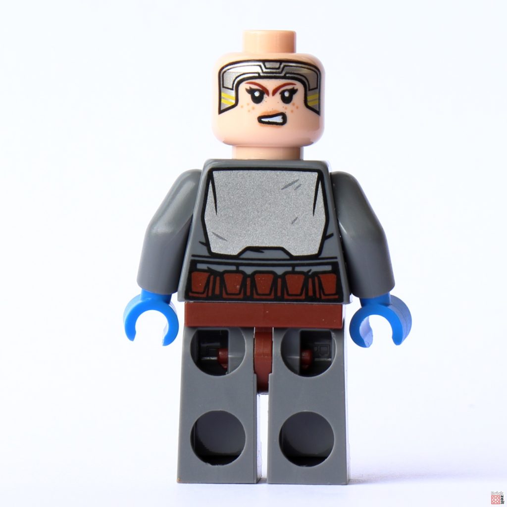 Rückseite von LEGO Bo-Katan Kryze nur ohne Kopfbedeckung | ©Brickzeit