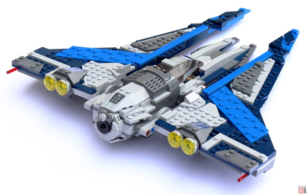 LEGO 75316 Gauntlet-Jäger, rechts-hinten | ©Brickzeit
