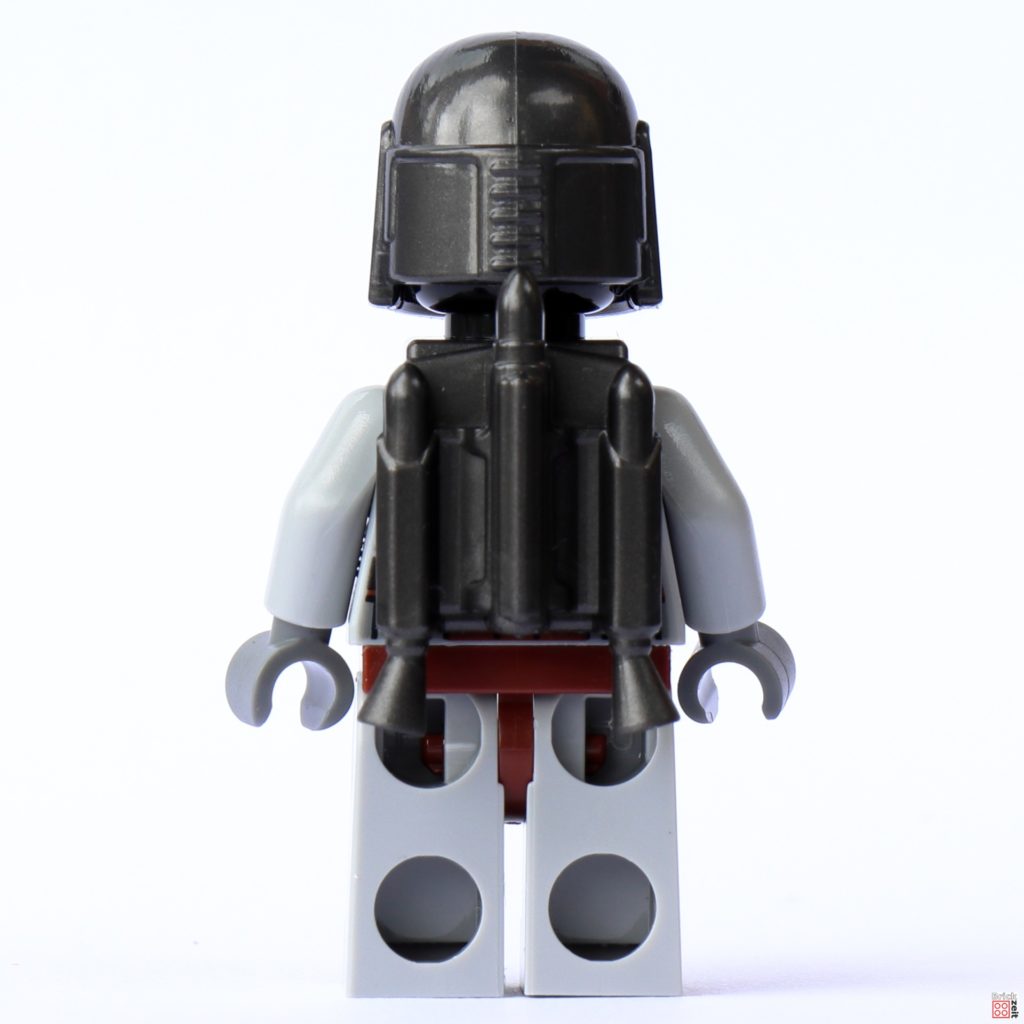 Rückseite des LEGO mandalorianischer Kriegers mit Helm und Jetpack | 