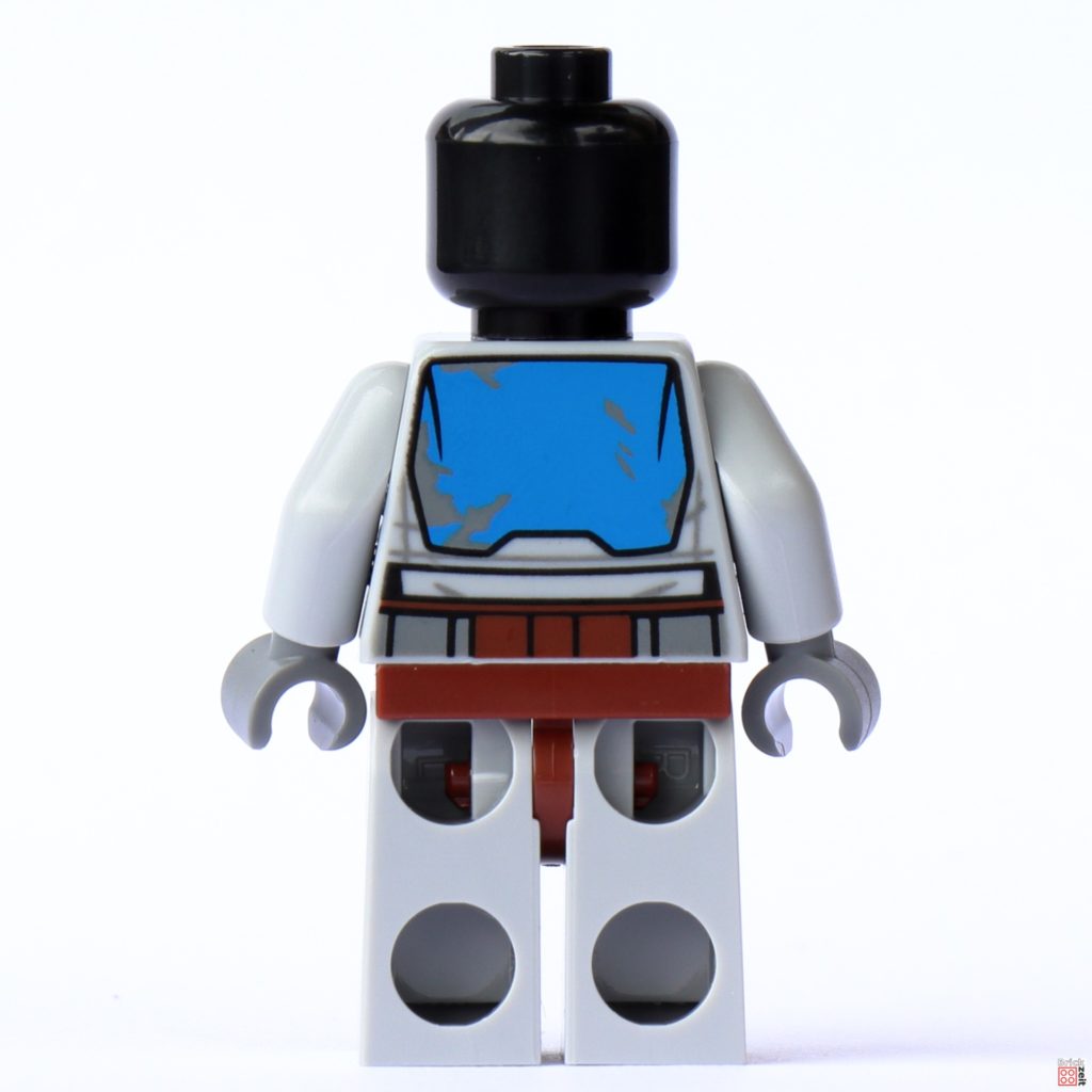 Rückseite des LEGO mandalorianischer Kriegers ohne Zubehör | 