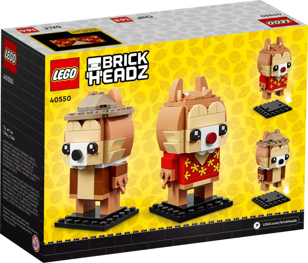 LEGO BrickHeadz 40550 Chip und Chap | ©LEGO Gruppe