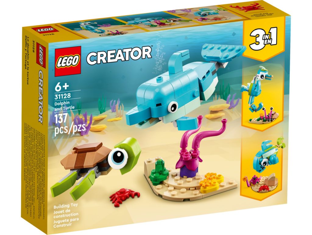 LEGO Creator 3-in-1 31128 Delfin und Schildkröte | ©LEGO Gruppe