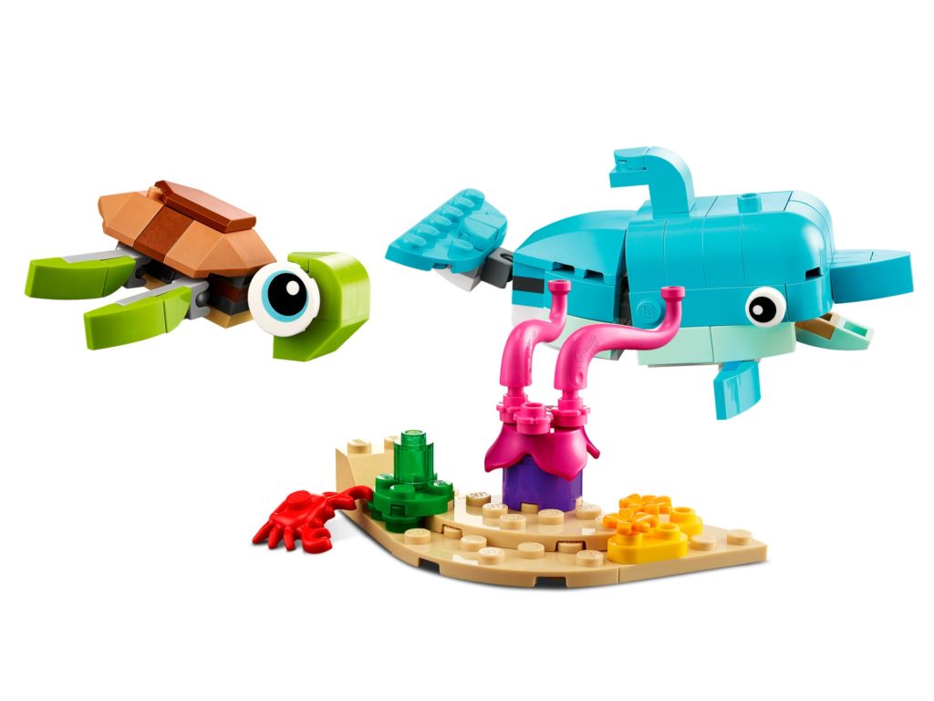 LEGO Creator 3-in-1 31128 Delfin und Schildkröte | ©LEGO Gruppe