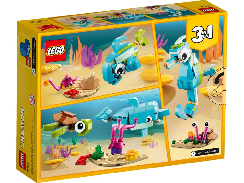 LEGO Creator 3-in-1 31128 Delfin und Schildkröte | ©LEGO Gruppe