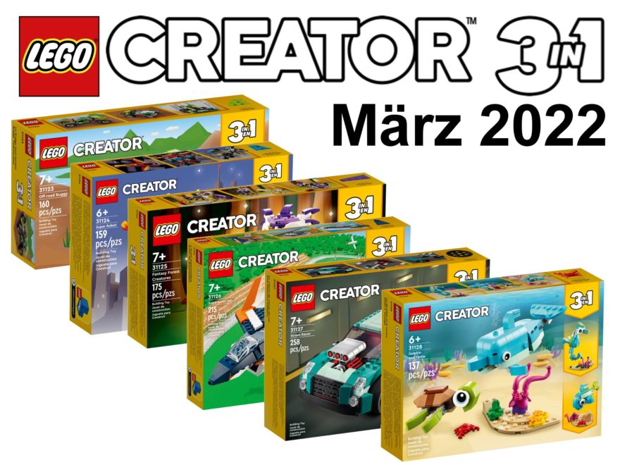 LEGO Creator 3-in-1 Neuheiten März 2022
