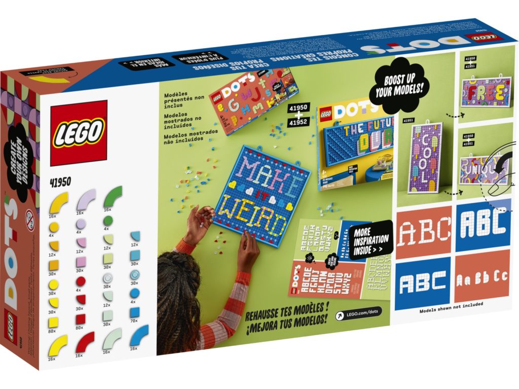 LEGO DOTS 41950 Ergänzungsset XXL - Botschaften | ©LEGO Gruppe