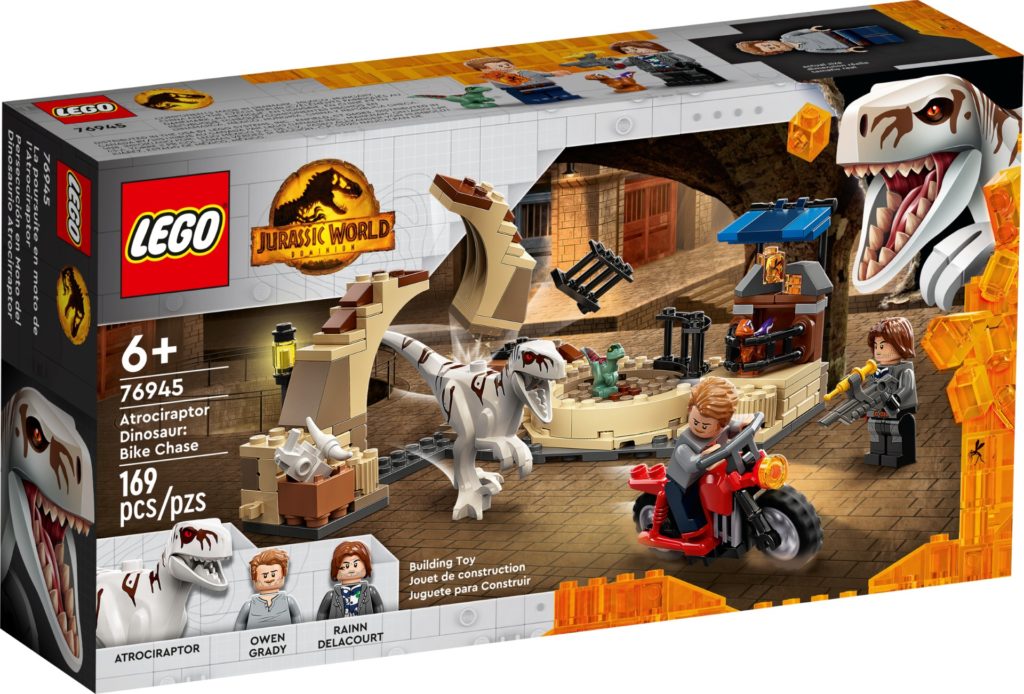 LEGO Jurassic World 76945 Atrociraptor: Motorradverfolgungsjagd | ©LEGO Gruppe