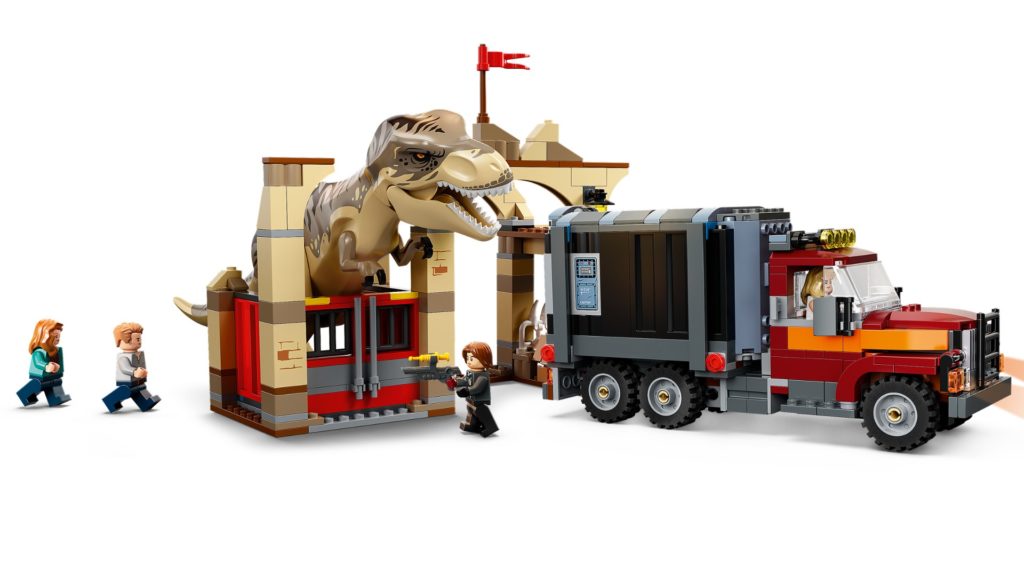 LEGO Jurassic World 76948 T. Rex & Atrociraptor: Dinosaurier-Ausbruch | ©LEGO Gruppe