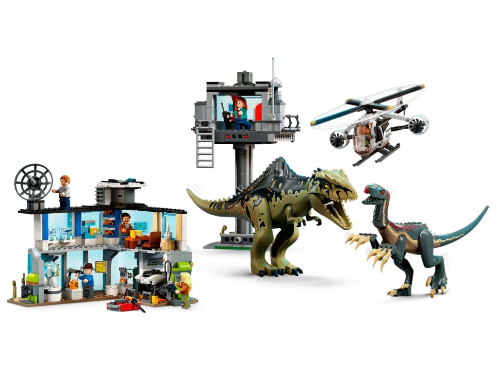 LEGO Jurassic World 76949 Giganotosaurus & Therizinosaurus Angriff | ©LEGO Gruppe
