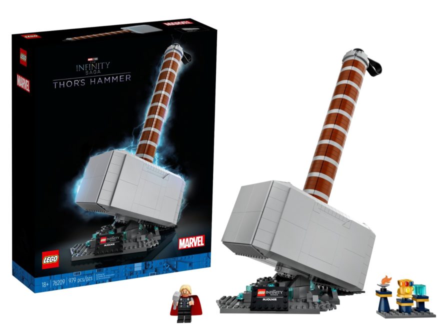 LEGO Marvel 76209 Thors Hammer (Mjölnir) ab 1. März 2022 verfügbar
