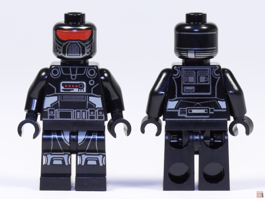 LEGO 75324 - Dark Trooper ohne Zubehör, Vorder- und Rückseite| ©Brickzeit
