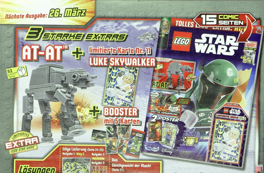 Heftvorschau LEGO Star Wars Magazin Nr. 82 mit AT-AT | ©Brickzeit