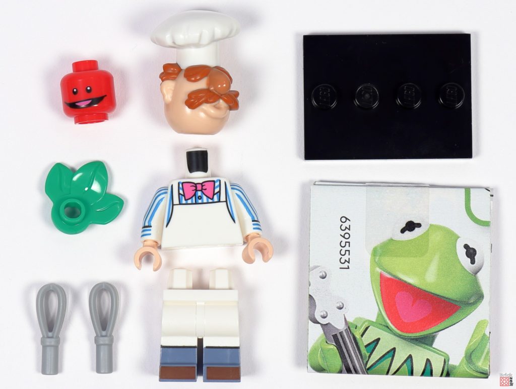 LEGO 71033 - Der dänische Koch, Einzelteile | ©Brickzeit