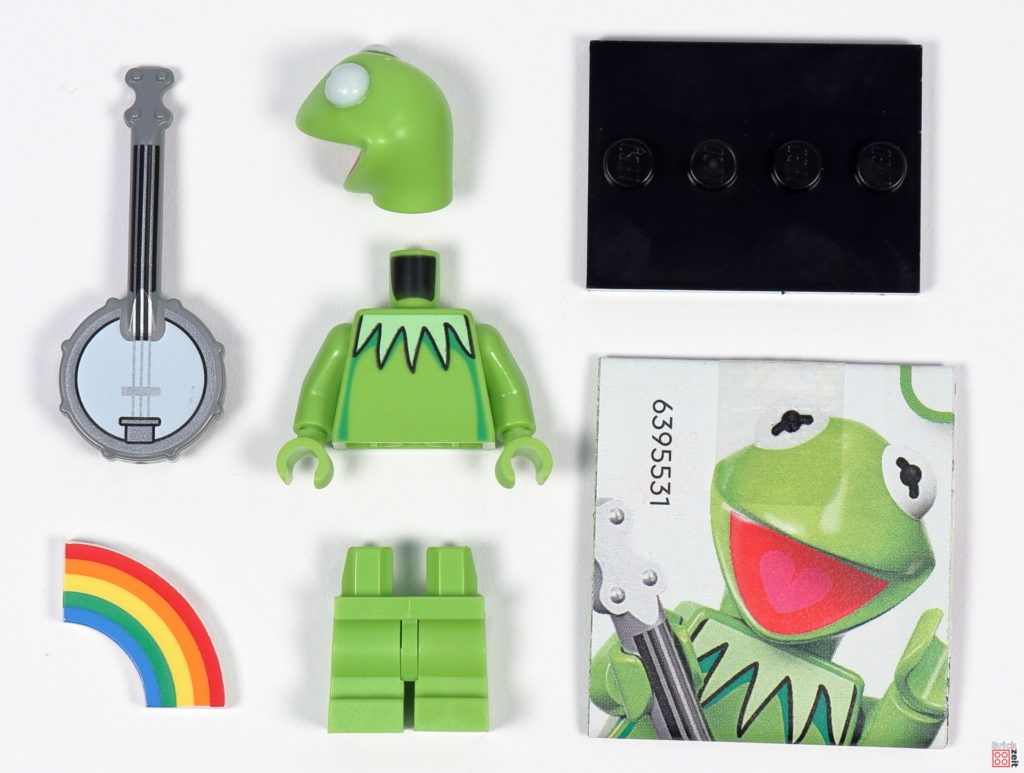 LEGO 71033 - Kermit der Frosch, Einzelteile | ©Brickzeit