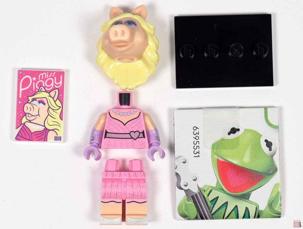 LEGO 71033 - Miss Piggy, Einzelteile | ©Brickzeit