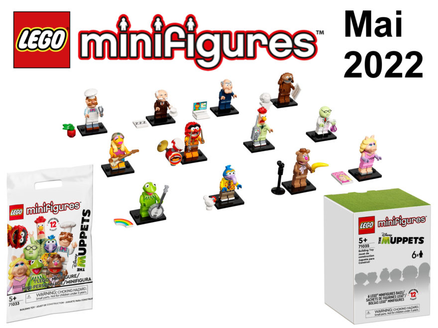 LEGO 71033 The Muppets Minifiguren Serie ab 1. Mai 2022 verfügbar