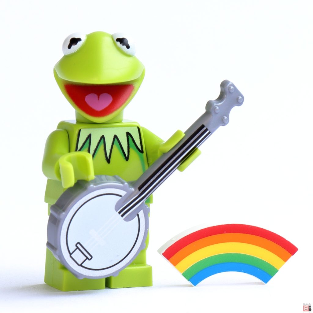 LEGO 71033 - Kermit der Frosch mit Banjo und Glücksegenbogen | ©Brickzeit