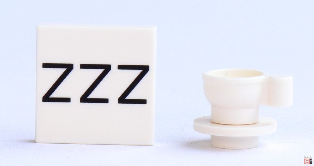 LEGO 71033 - Tasse und "ZZZ" Zeichen | ©Brickzeit
