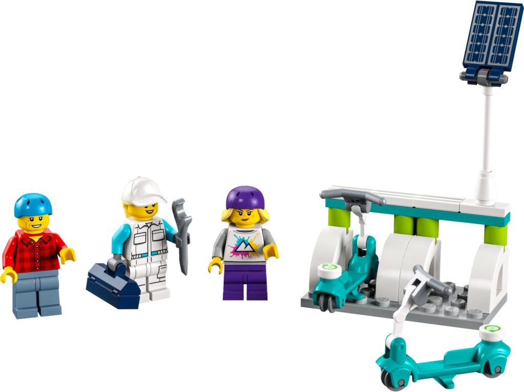 LEGO City 40526 Elektroroller mit Ladestation | ©LEGO Gruppe