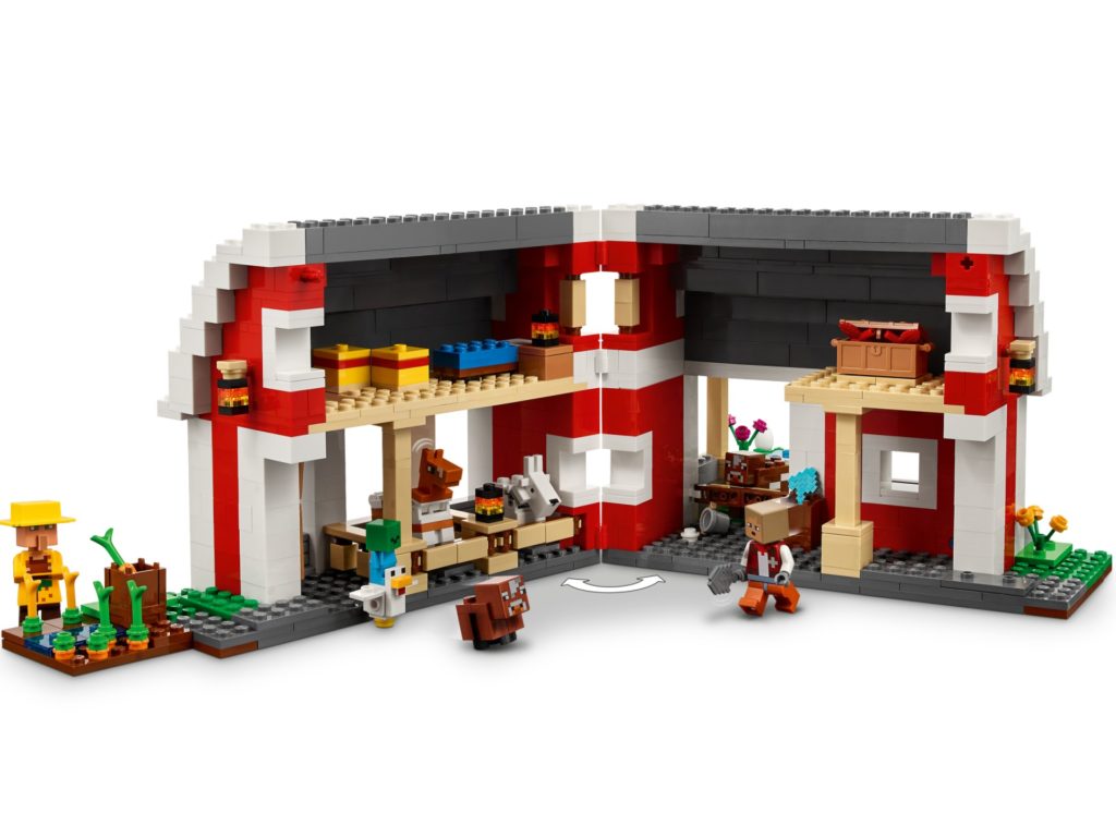 LEGO Minecraft 21187 Die rote Scheune | ©LEGO Gruppe