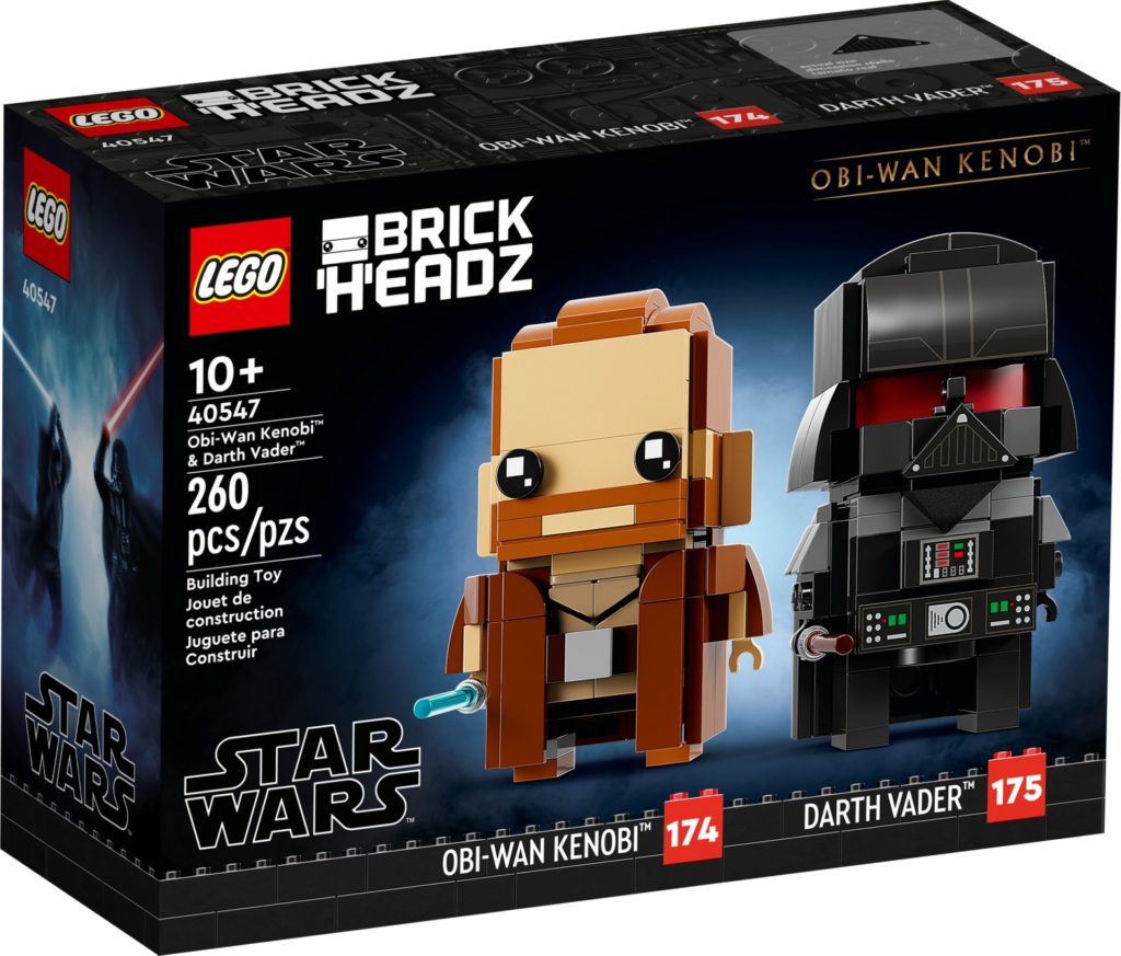 LEGO Brickheadz 40547 Obi-Wan Kenobi & Darth Vader | ©LEGO Gruppe