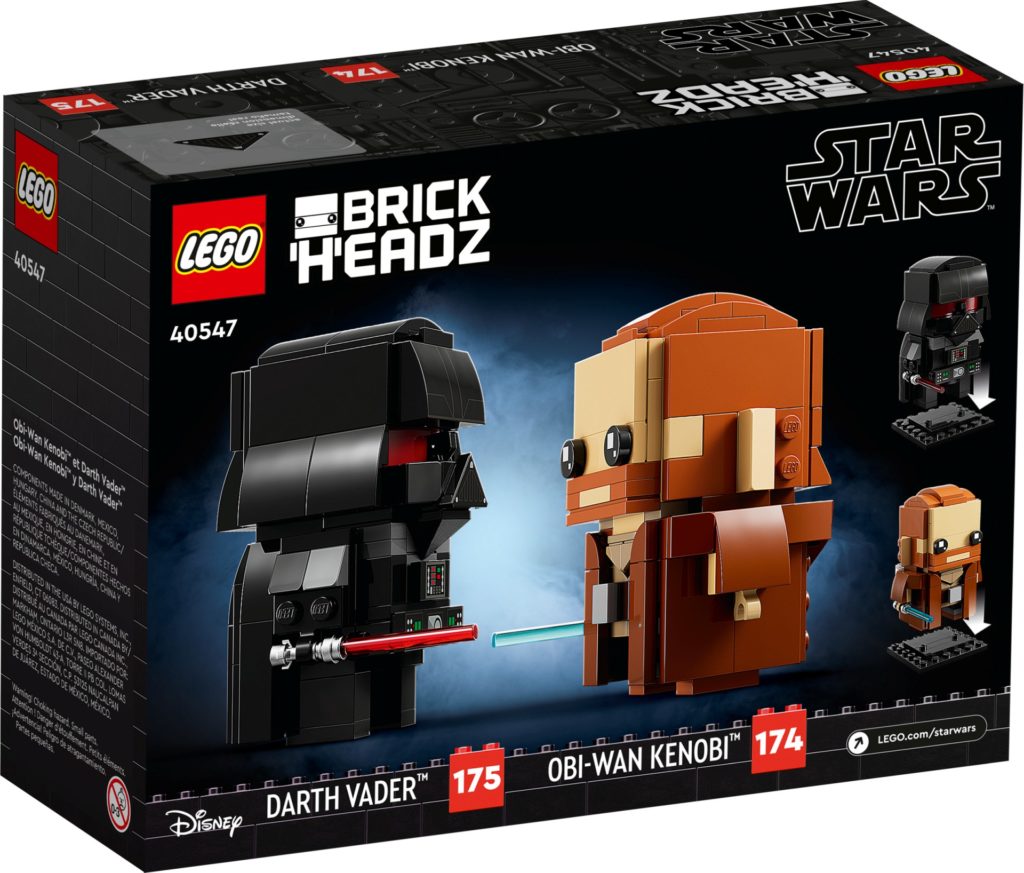 LEGO Brickheadz 40547 Obi-Wan Kenobi & Darth Vader | ©LEGO Gruppe