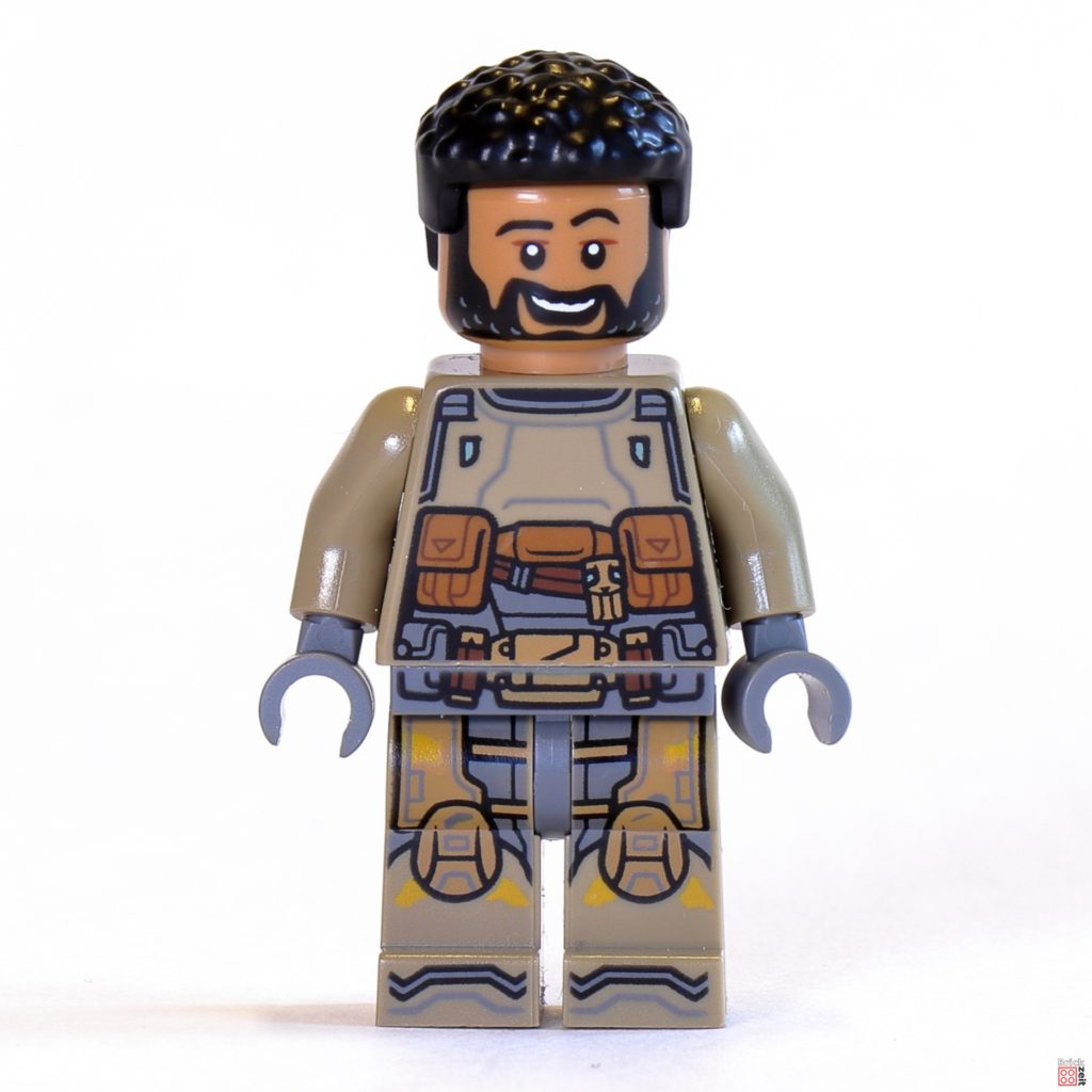 LEGO 76832 - Minifigur von Mo Morrison, Vorderseite | ©Brickzeit