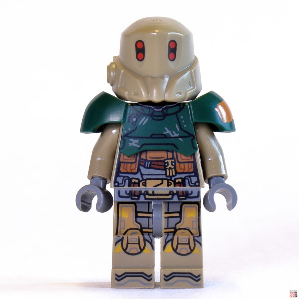 LEGO 76832 - Darby Steel mit Rüstung, Vorderseite | ©Brickzeit