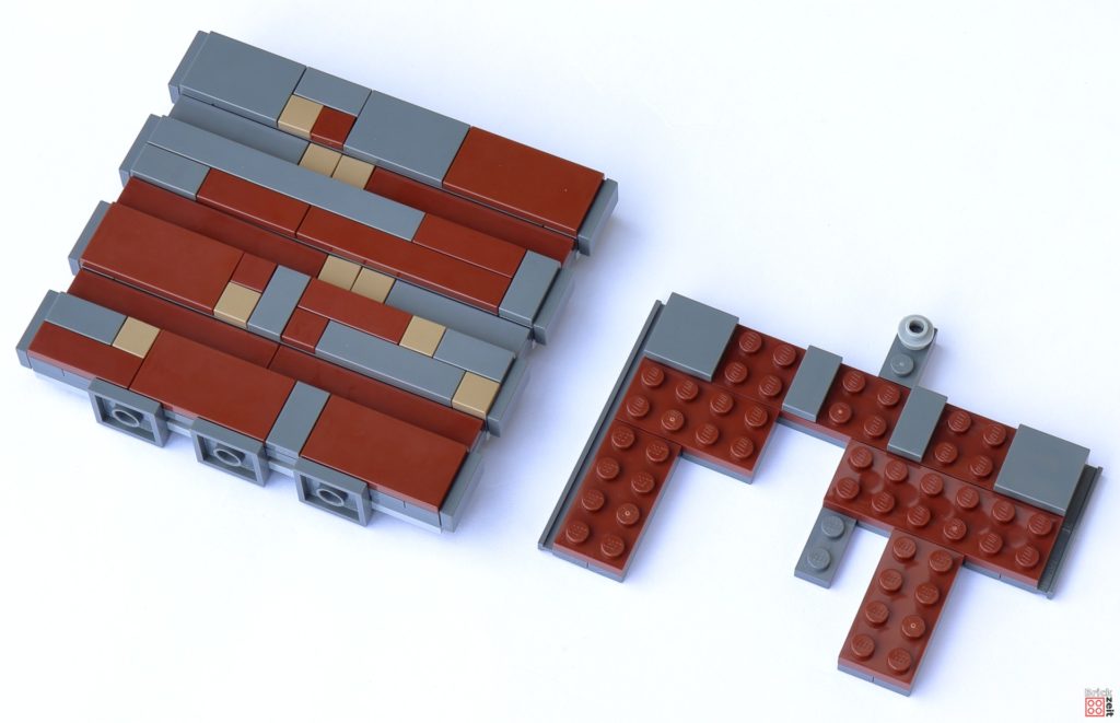 LEGO 75339 - Teile für die linke Wand | ©Brickzeit